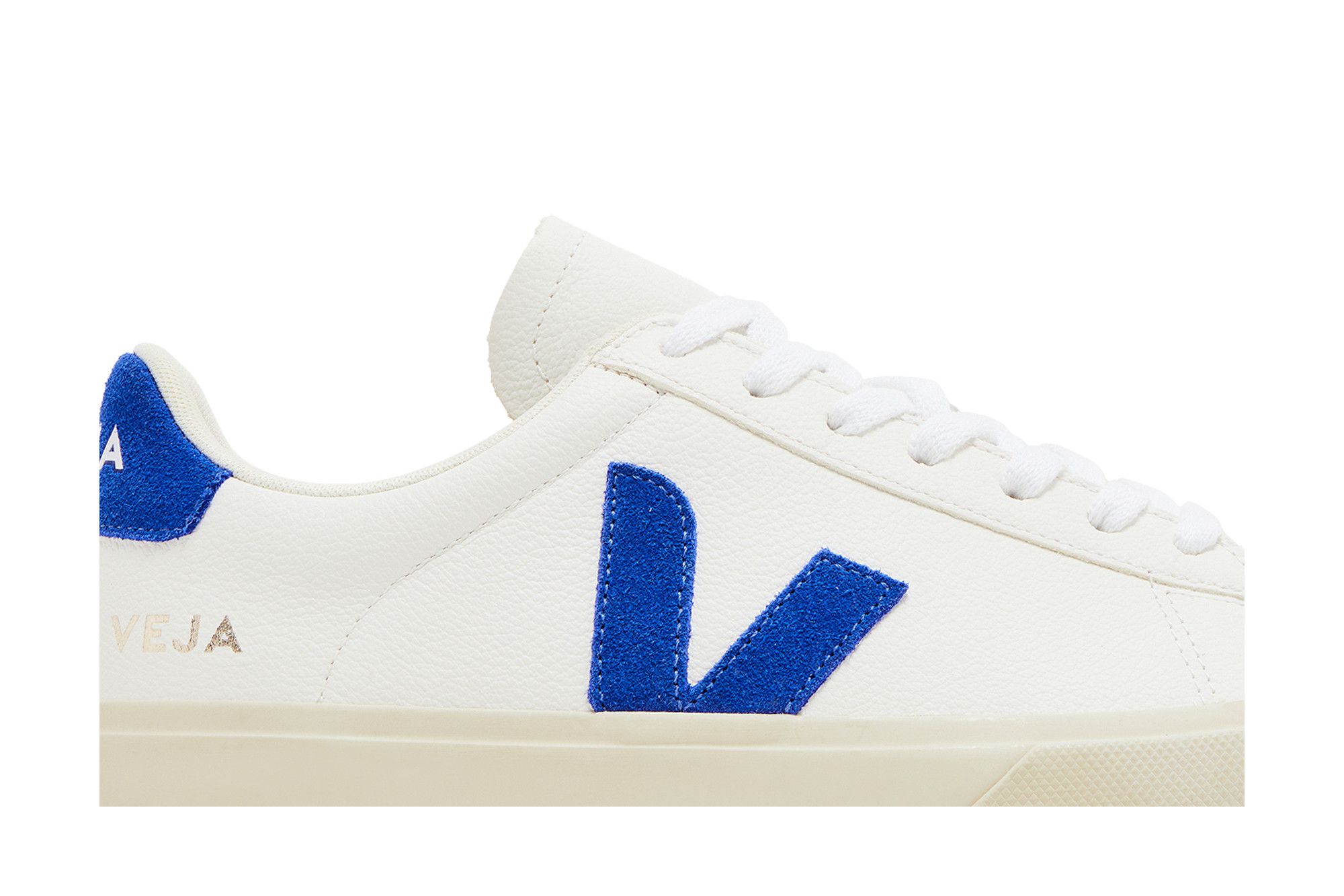 Buy Veja Campo Chromefree Lace-Up 'White Cobalt Blue' - CP0503319A