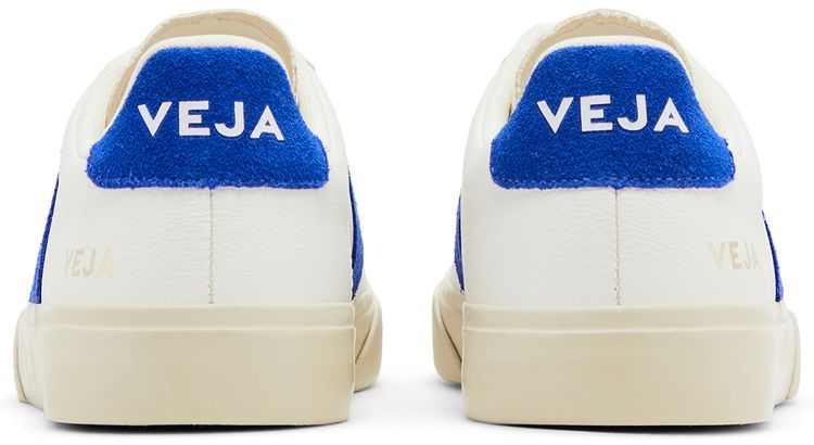 Veja Campo Chromefree Lace Up White Cobalt Blue