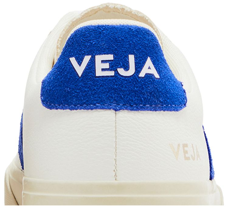 Veja Campo Chromefree Lace Up White Cobalt Blue