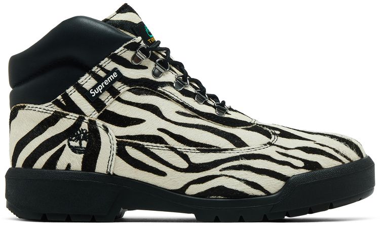 Supreme x Timberland Field Boot Zebra
