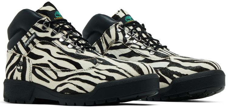 Supreme x Timberland Field Boot Zebra