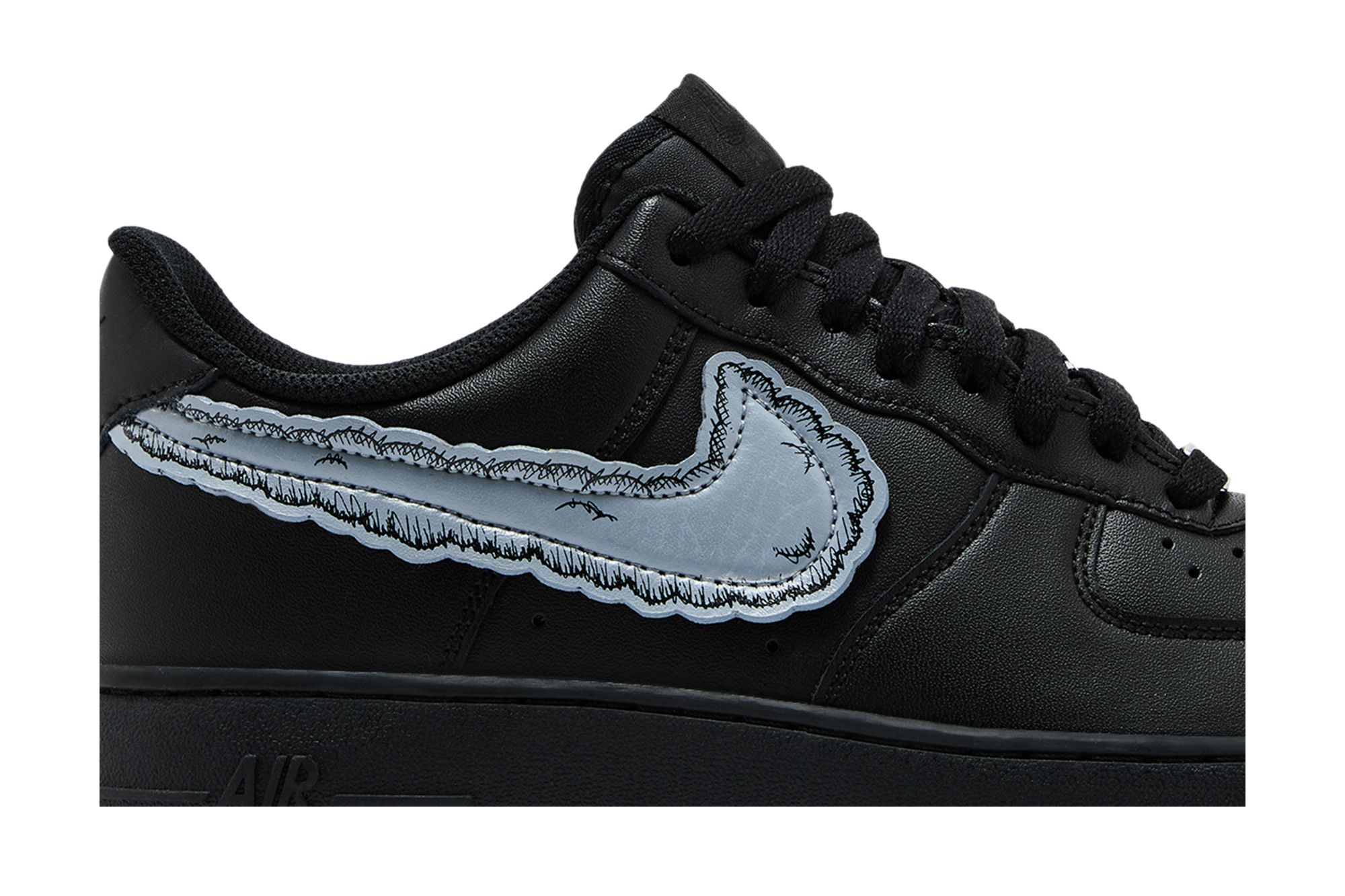 Buy KAWS x Sky High Farm Workwear x Air Force 1 Black KAWSSKYHIGHAF1 BLK GOAT