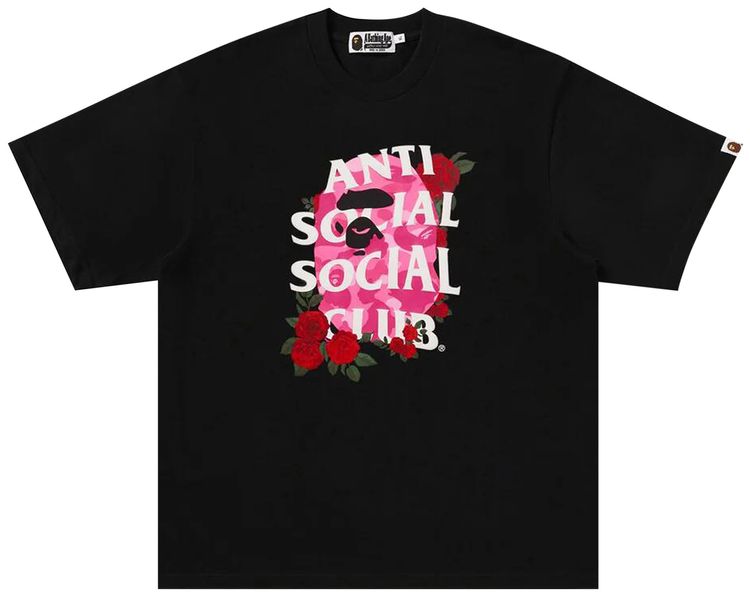 BAPE x Anti Social Social Club Tee 1 Black
