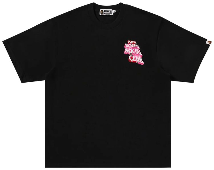 BAPE x Anti Social Social Club Tee 2 Black