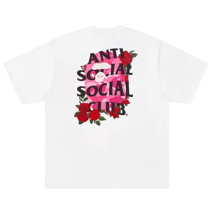 BAPE x Anti Social Social Club Tee 3 White