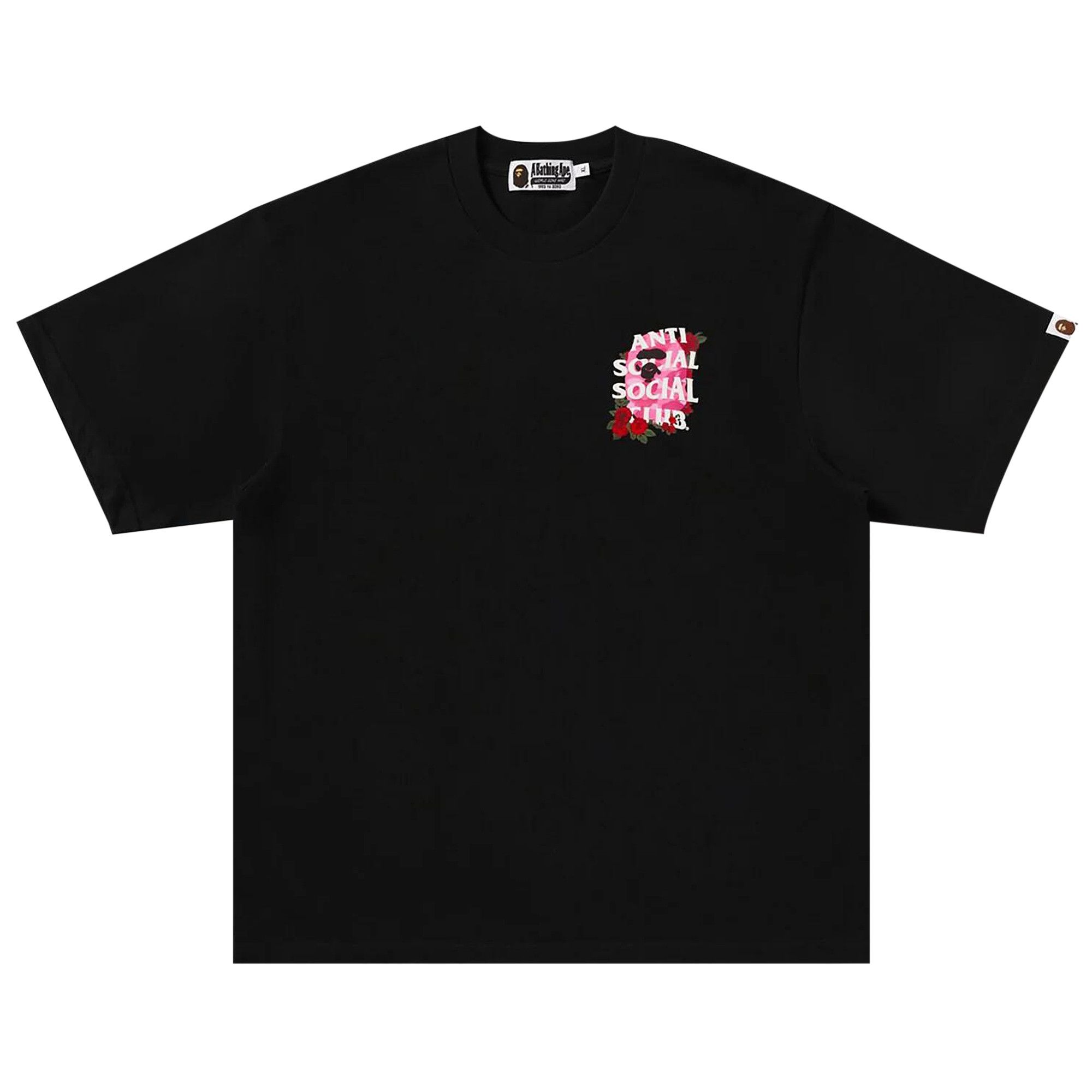人気話題！Anti Social Social Club x Bearbrick Tee Black BE@RBRICK SERIES 50