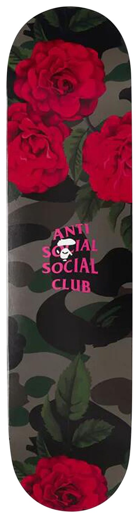 BAPE x Anti Social Social Club Skate Deck Green