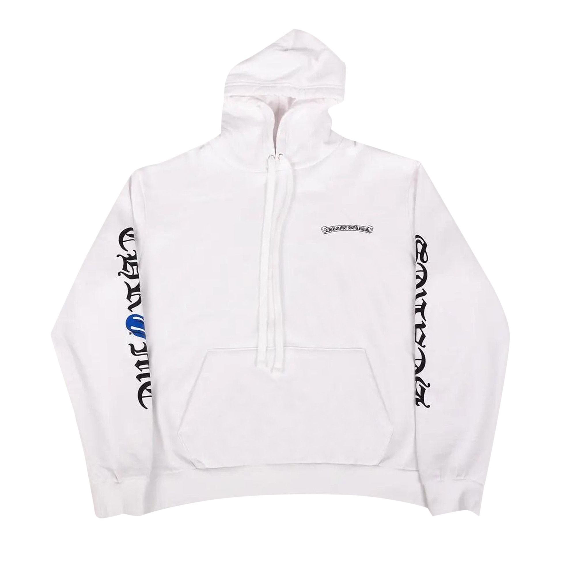 Buy Chrome Hearts Rolling Stones Hoodie 'White/Blue' - 1383