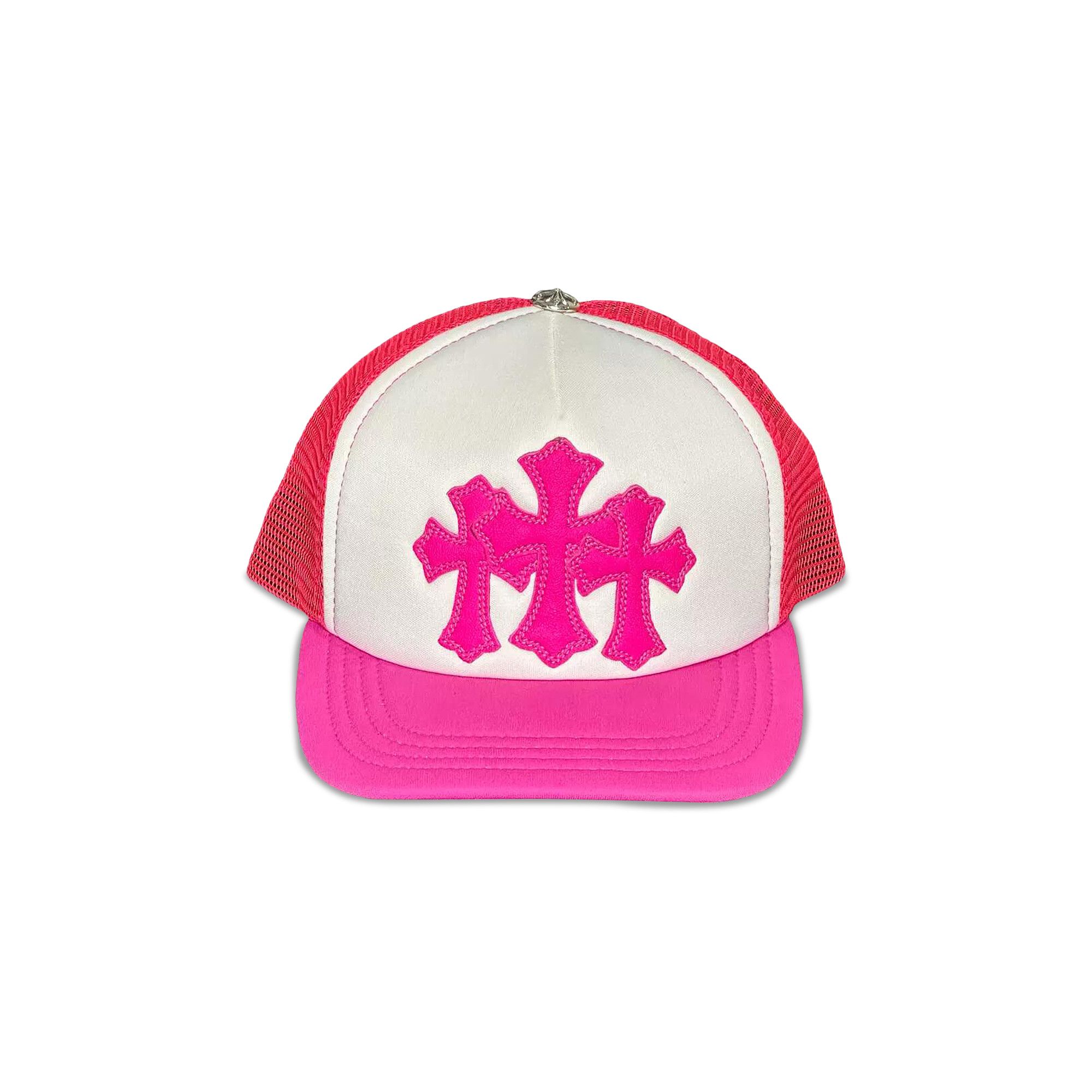 Buy Chrome Hearts Cemetery Trucker Hat 'Neon Pink' - 1383