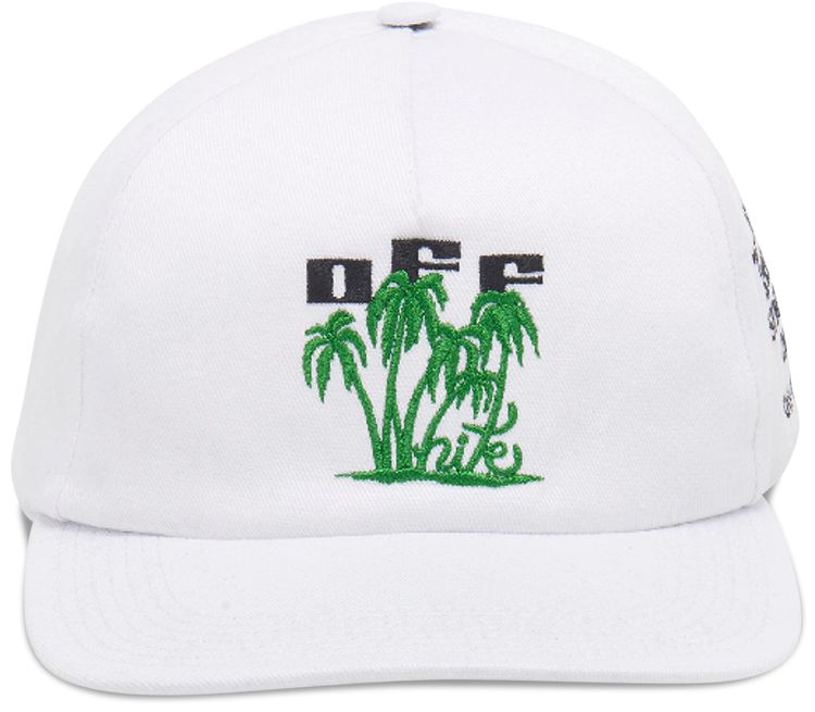 Off White Island Baseball Cap WhiteGreen