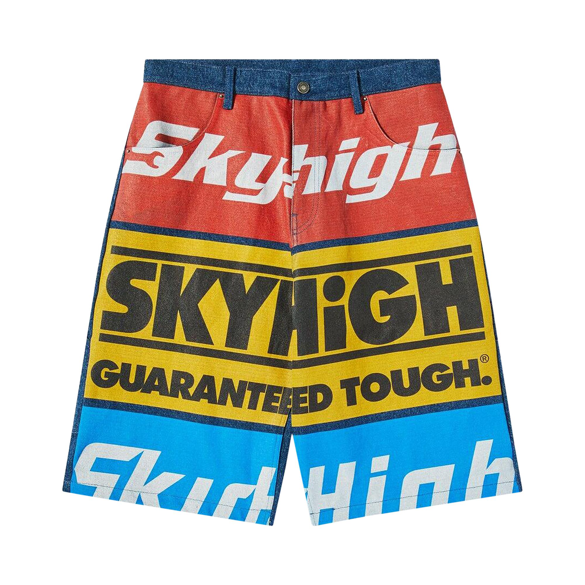 Buy Sky High Farm Workwear Construction Graphic Logo Shorts