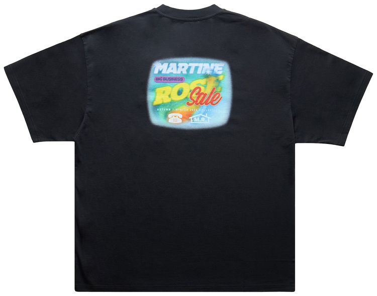 Martine Rose Oversized Short Sleeve T Shirt Black
