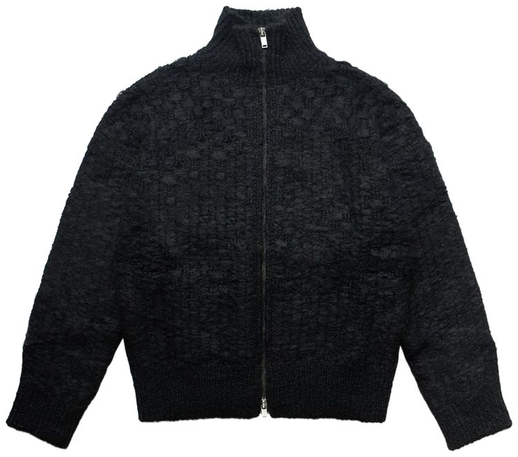 Jil Sander Zipped Up Cardigan Black