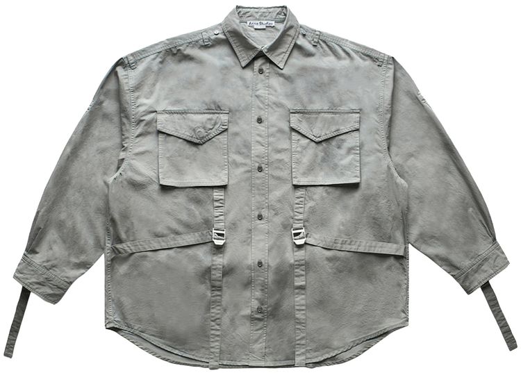 Acne Studios Button Up Shirt Grey