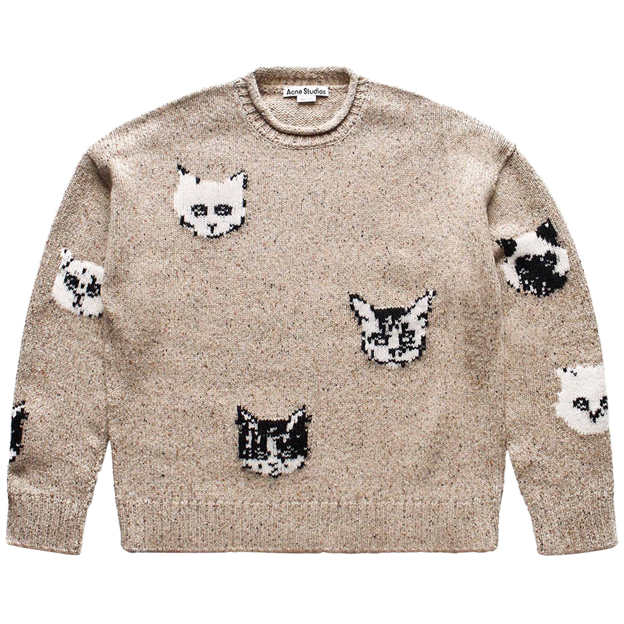 Buy Acne Studios Jacquard Jumper 'Beige' - C60096 GOAT BEIG | GOAT