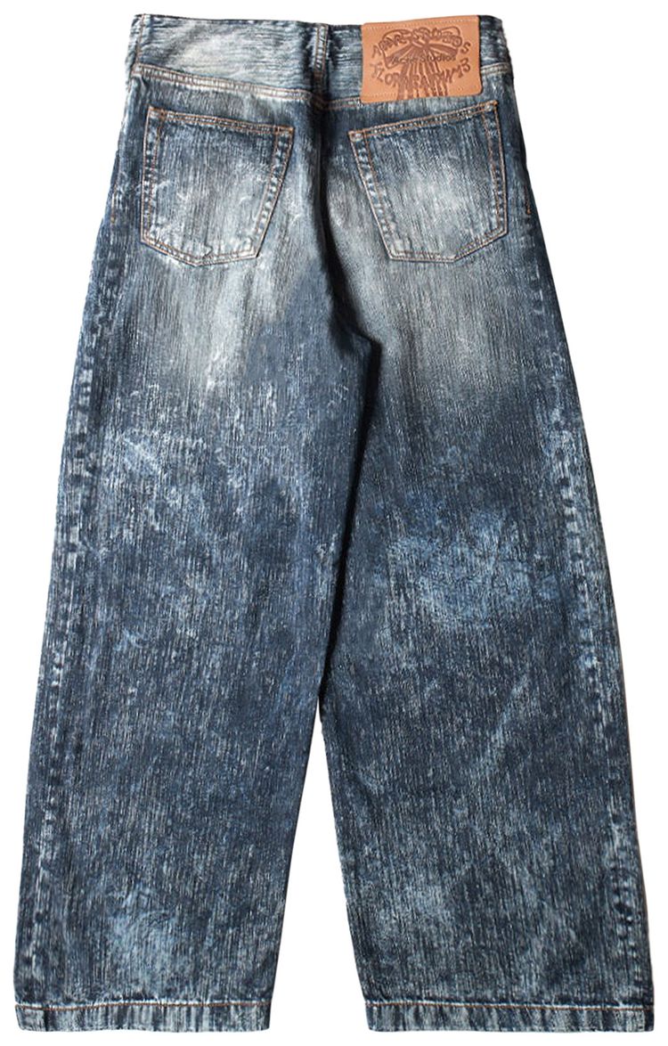 Acne Studios Denim Trousers Blue
