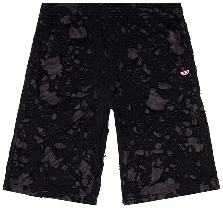 Diesel Layered Shorts Black