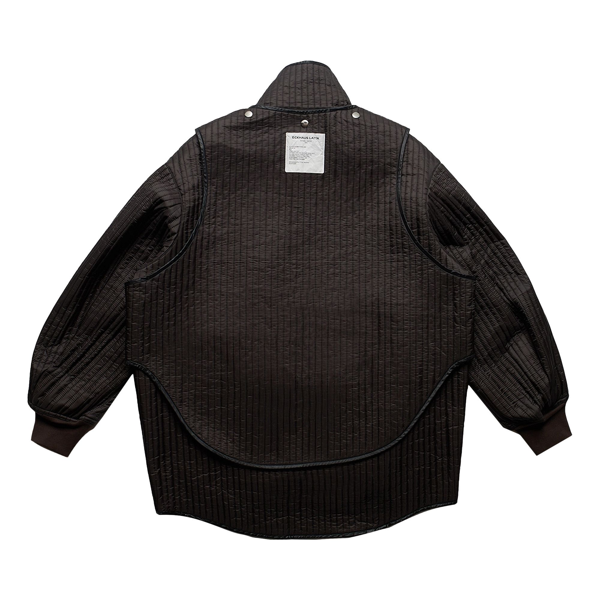 Buy Eckhaus Latta Line Jacket 'Black' - 1129 EL PF24 S | GOAT