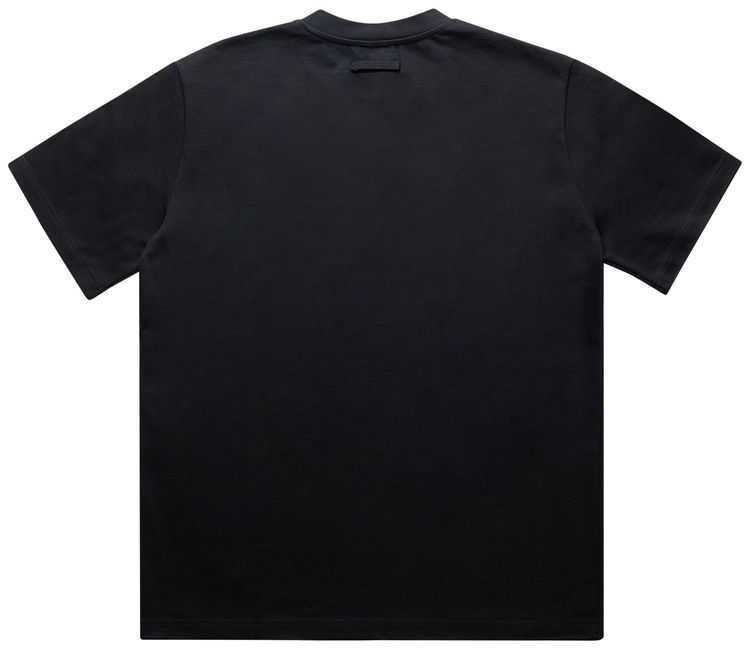 Jean Paul Gaultier Lace Label Oversized Crewneck Tee Black