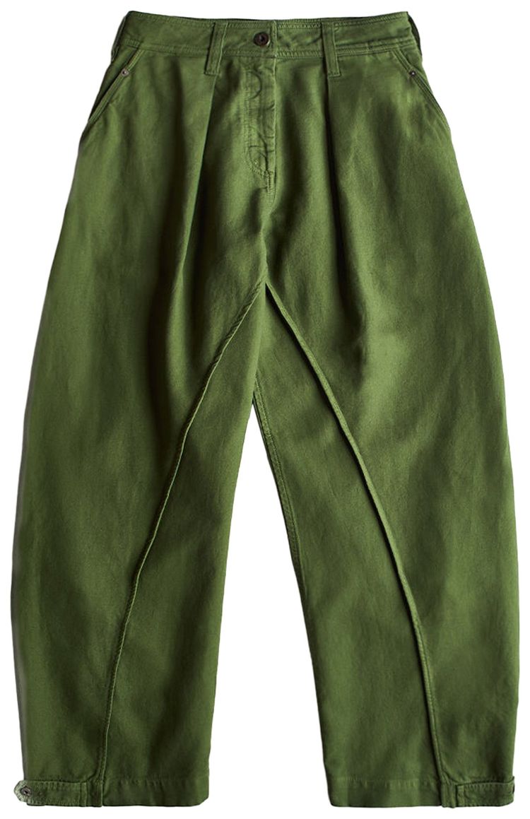 JW Anderson Twisted Seam Trousers Green