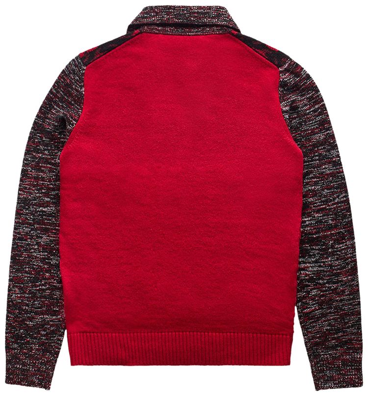 JW Anderson Multi Stitch Polo Sweater Red