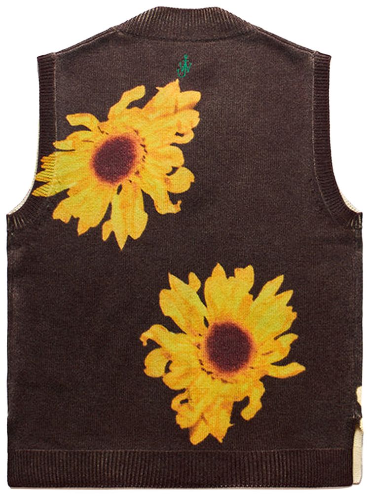 JW Anderson Printed Vest Brown