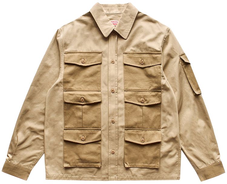 Kenzo Cargo Shirt Beige