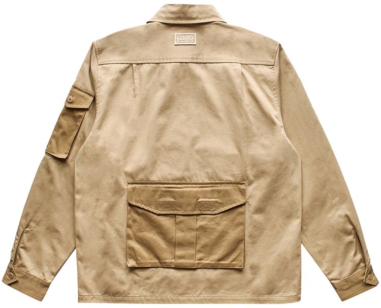 Kenzo Cargo Shirt Beige