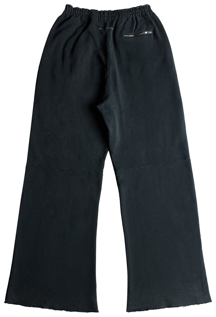MM6 Maison Margiela Destroyed Relaxed Fit Sweatpants Black