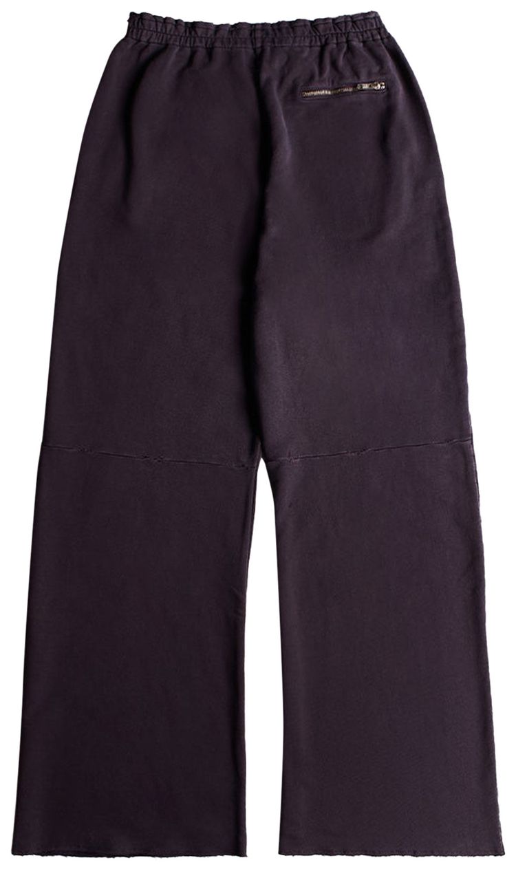 MM6 Maison Margiela Destroyed Relaxed Fit Sweatpants Purple