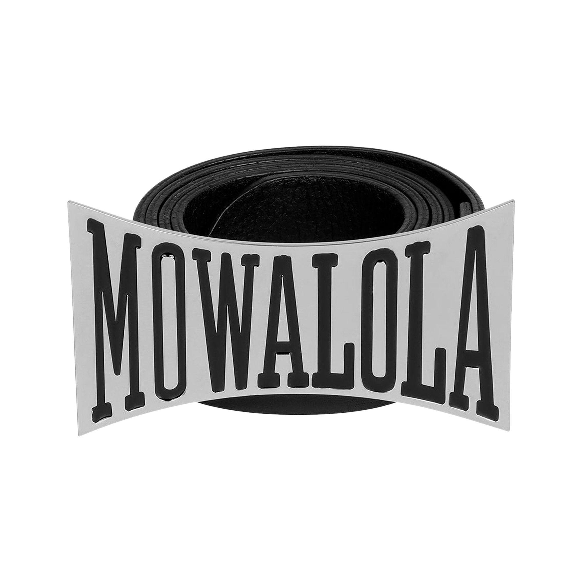 Buy Mowalola Sweat Buckle Belt 'Black' - MOSS24BE02036313 | GOAT