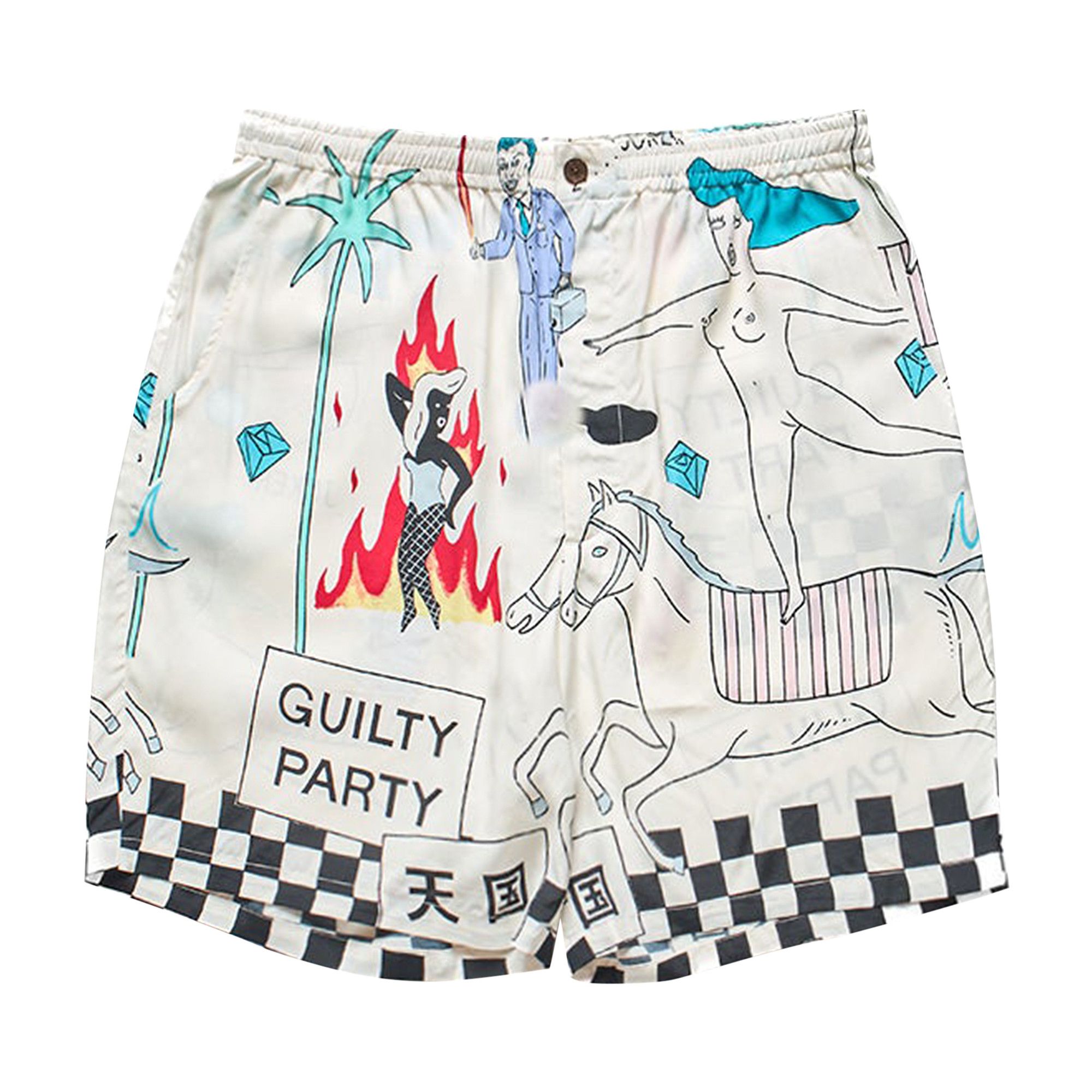 Buy Wacko Maria Hawaiian Shorts (Type 5) 'White' - 24SS WMP HI05