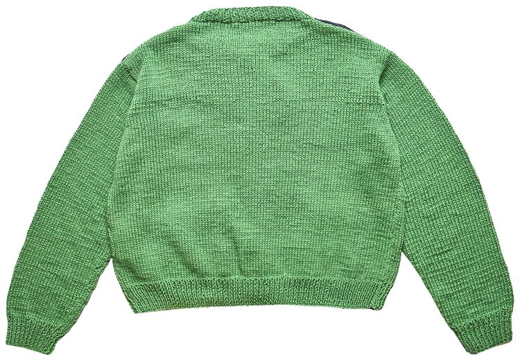 Sky High Farm Workwear Ice Cream Hand Knit Cardigan Green
