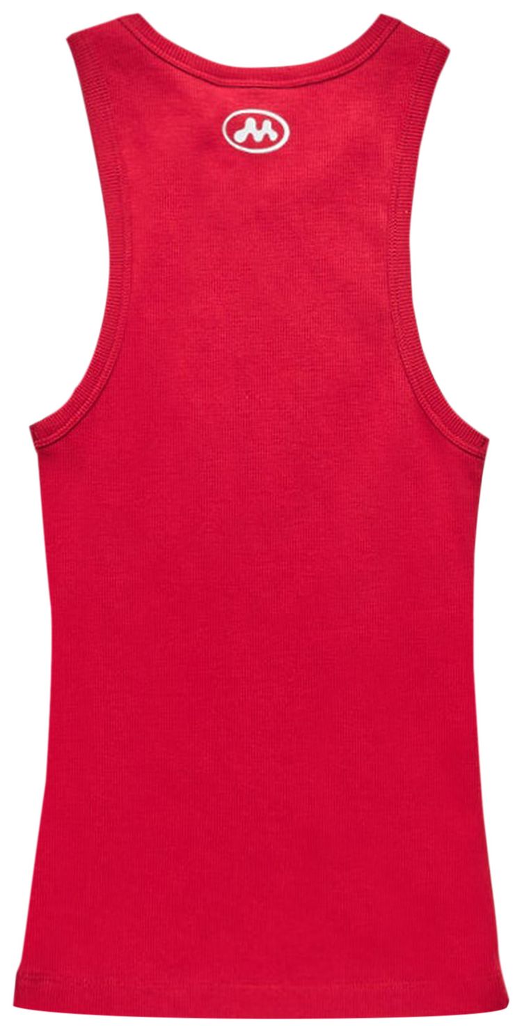 Mowalola Maxine Tank Red