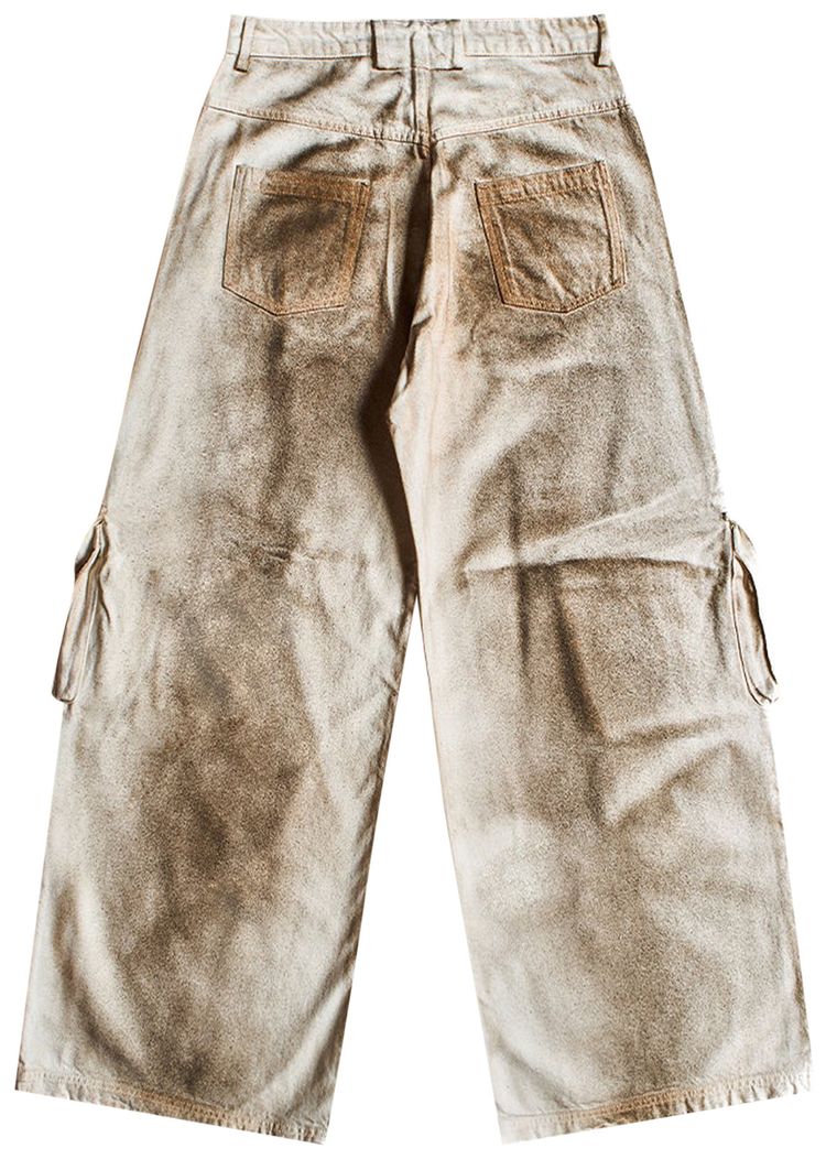 Mowalola Double D Jeans White