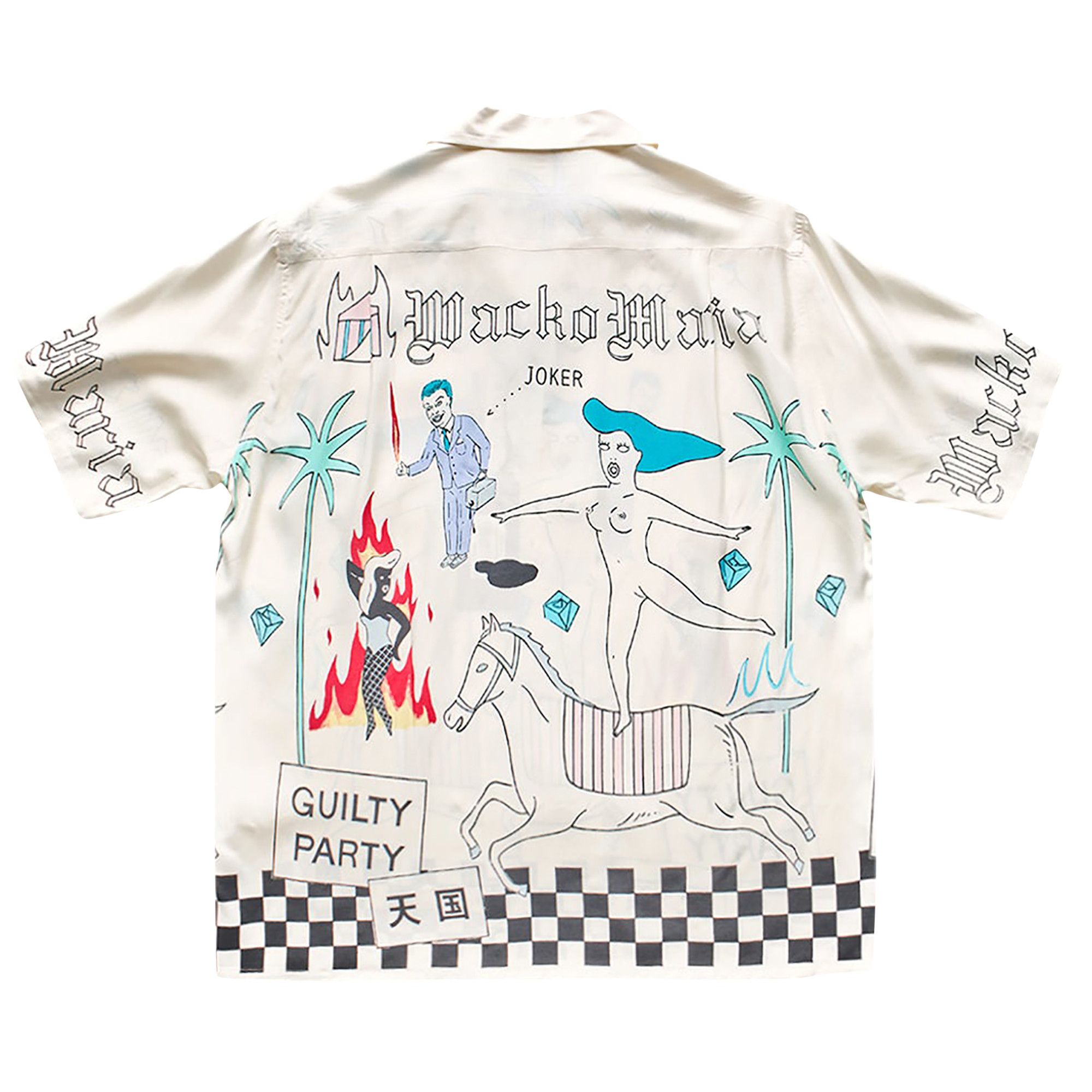 Buy Wacko Maria Hawaiian Short-Sleeve Shirt (Type 8) 'White