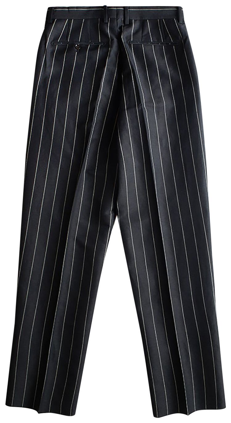 Wacko Maria Double Pleated Trousers Black