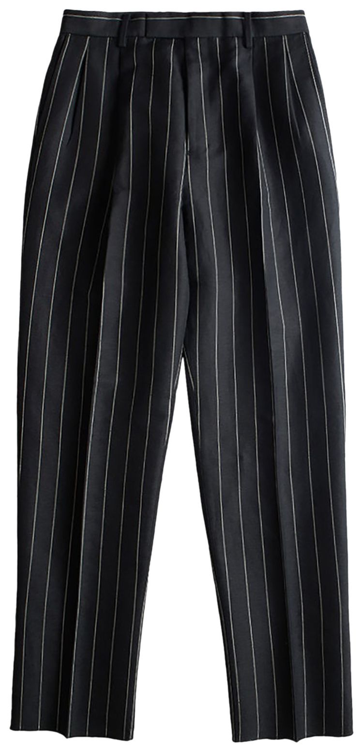 Wacko Maria Double Pleated Trousers Black
