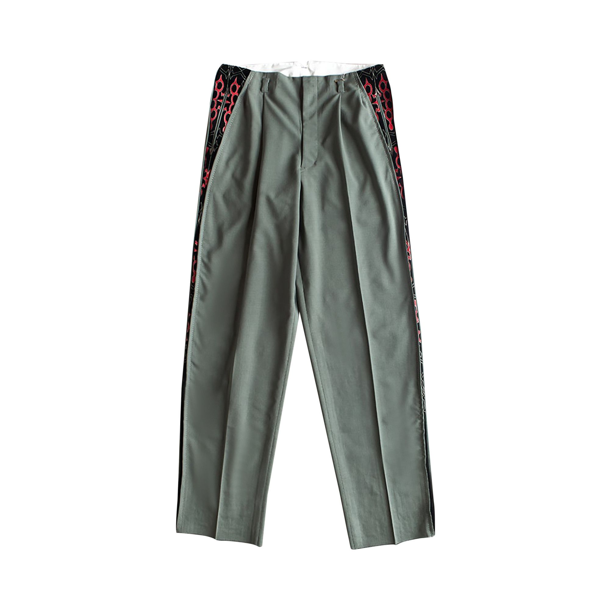 スーツ WACKO MARIA WOLF'S HEAD PANTS WOLF'S HEAD ROCKABILLY PANTS ( TYPE-1 ) GREY/BLACK | Bodega