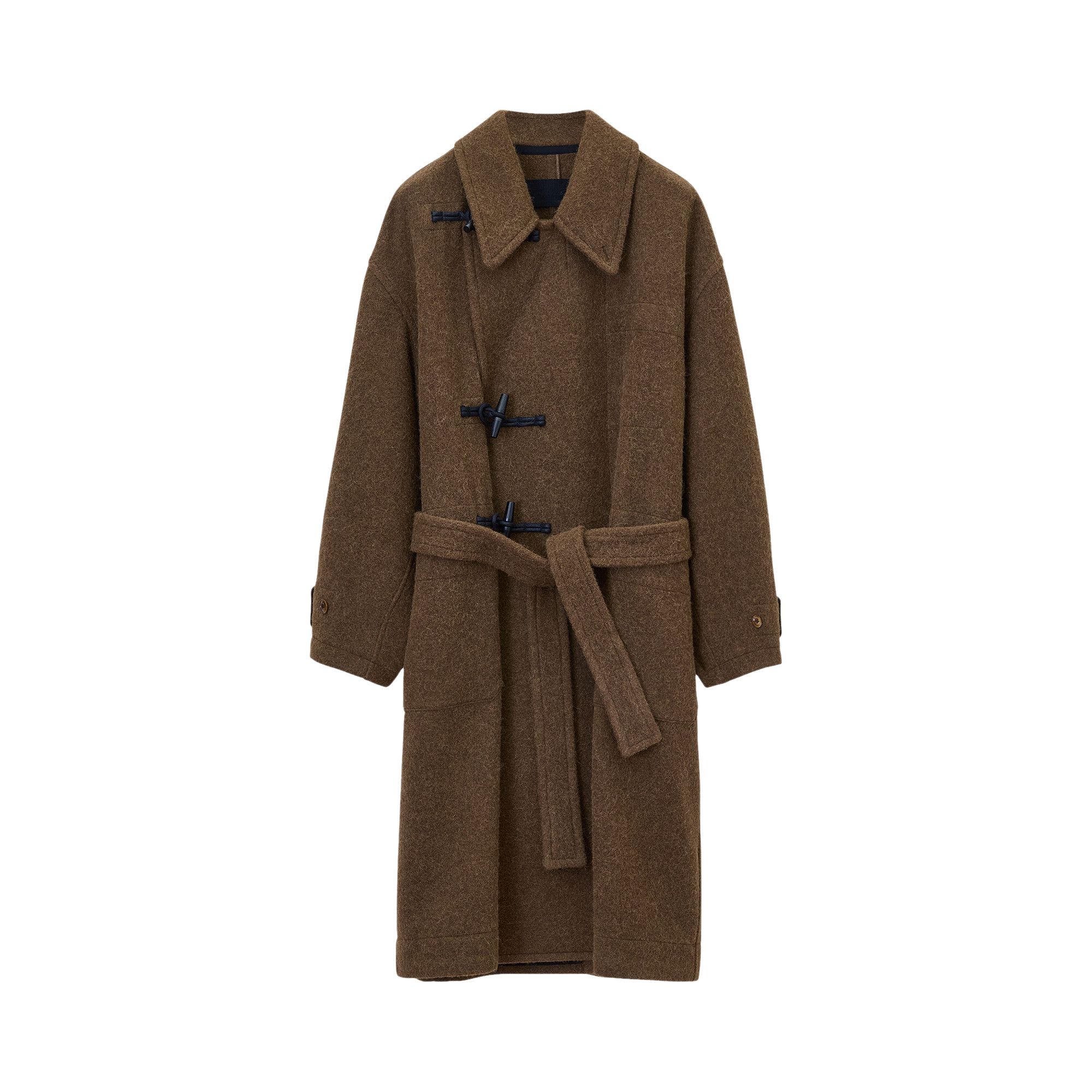 Buy Lemaire Short Duffle Coat 'Brown' - CO1073 LF504 BR475 | GOAT