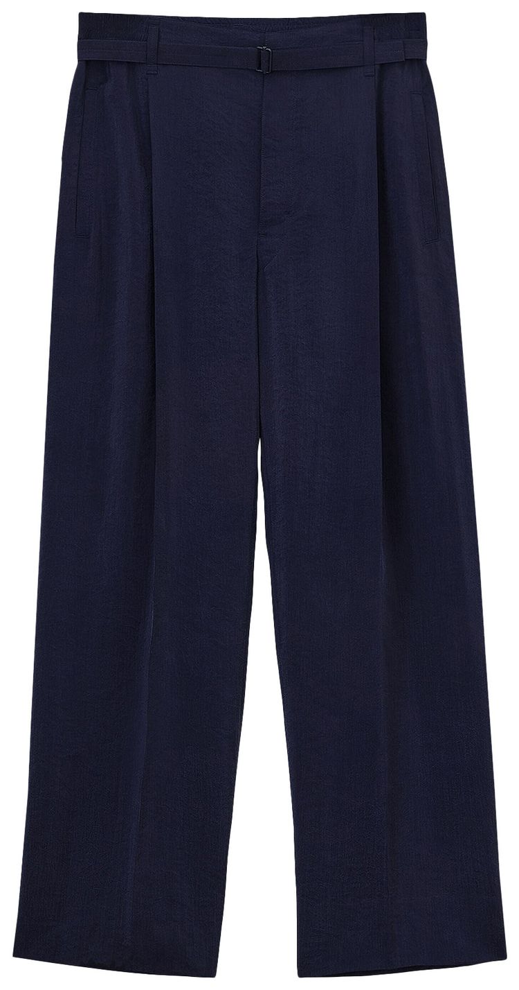 Lemaire Belted Relaxed Pants Midnight Violet