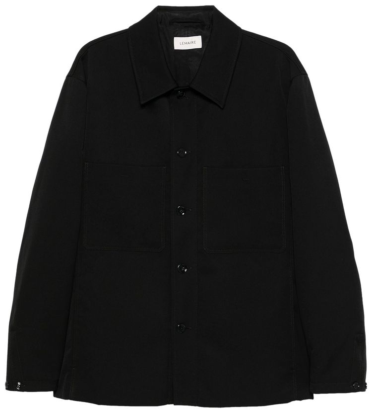 Lemaire Wadded Facing Blouson Black