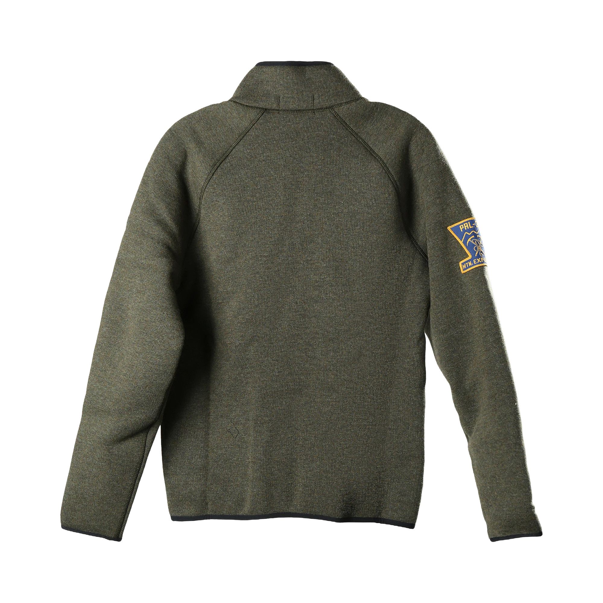 Size s Polo Ralph Lauren Bonded Pile Fleece Hybrid Jacket 'Alpine Heather'