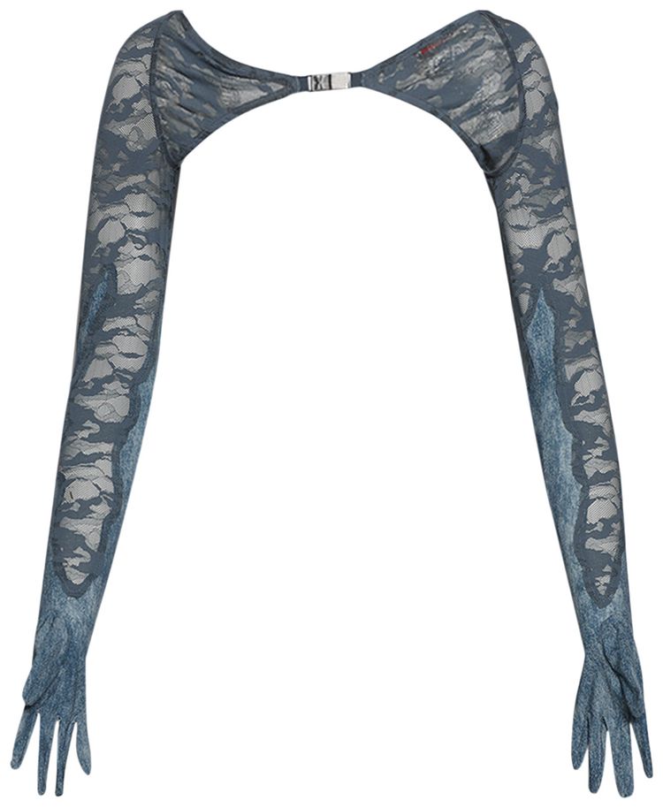 Diesel x SAVAGE x FENTY Lace Bolero Top StoneGrey