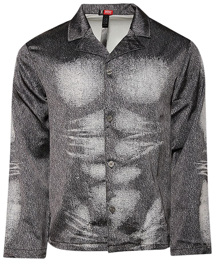 Diesel x SAVAGE x FENTY Trompe Denim Sleep Shirt Black