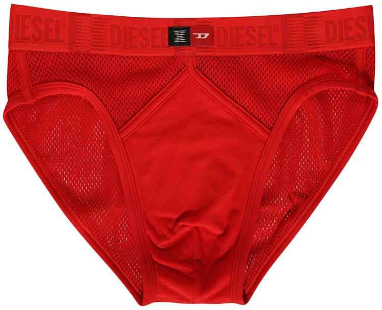 Diesel x SAVAGE x FENTY Fishnet Brief Formula Red