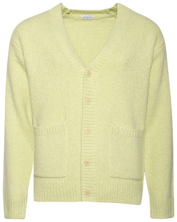 Dries Van Noten Button Up Cardigan Lime