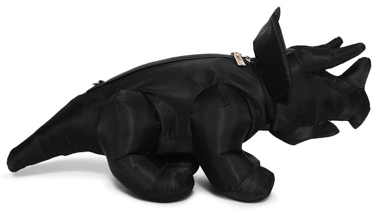 Maison Mihara Yasuhiro Triceratops Shoulder Bag Black