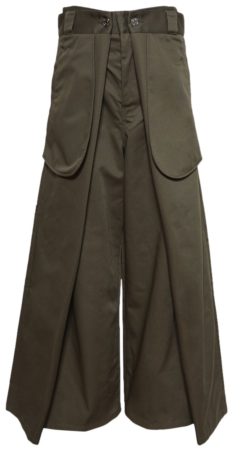 Jean Paul Gaultier Wrap Pant Khaki