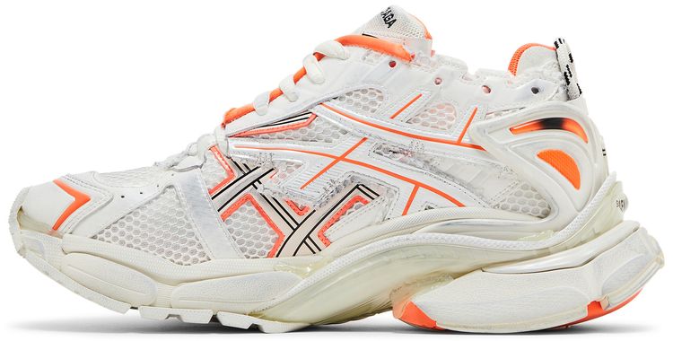 Balenciaga Runner Sneaker Eggshell Neon Orange
